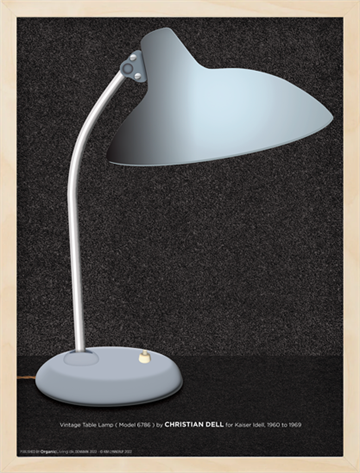 Christian Dell Vintage Table Lamp 6786 Plakat