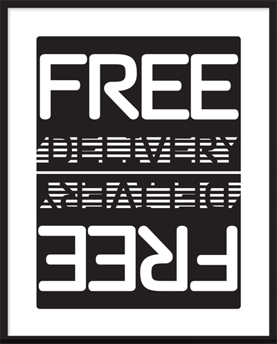 plakat - Free Delivery